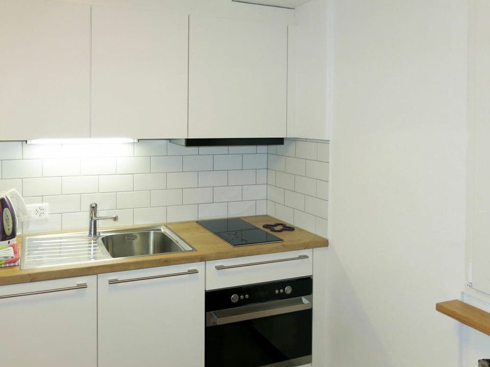 Cabinetry, Kitchen Sink, Countertop, Sink, Kitchen Stove, Tap, Building, Kitchen Appliance, Wood, Kitchen