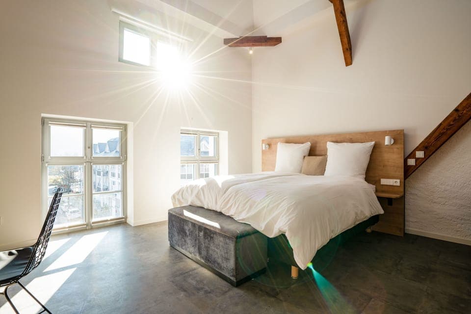 Grand Double Room | Hypo-allergenic bedding, desk, laptop workspace, free WiFi