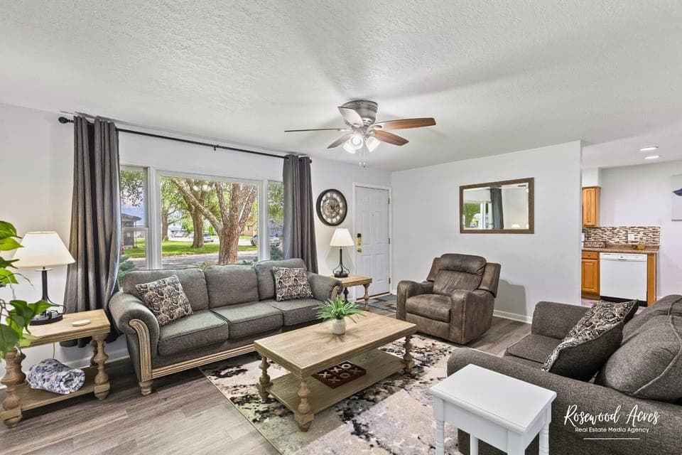 Open living room