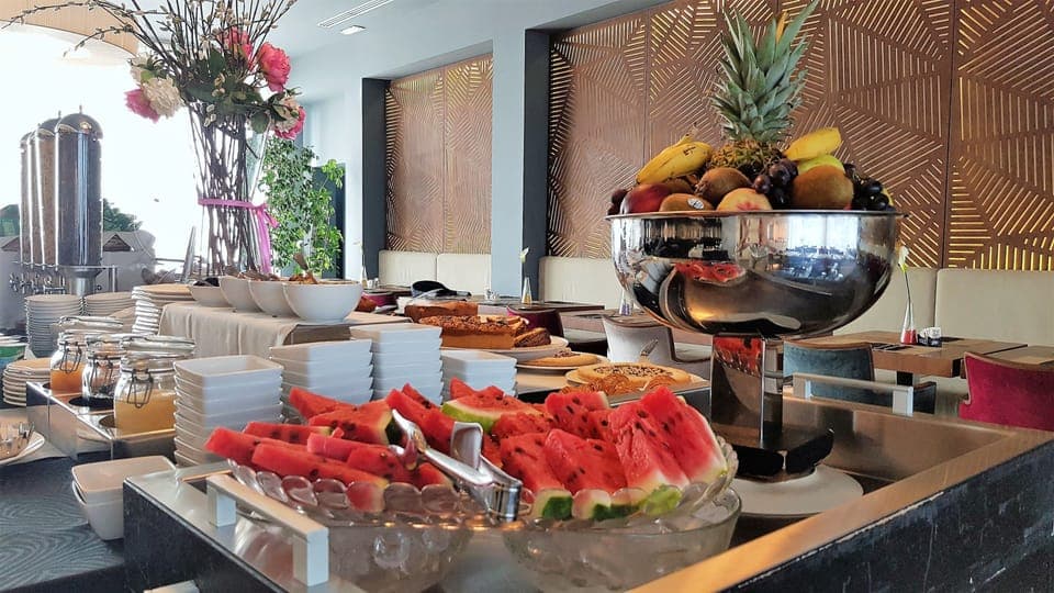Daily buffet breakfast (EUR 10 per person)