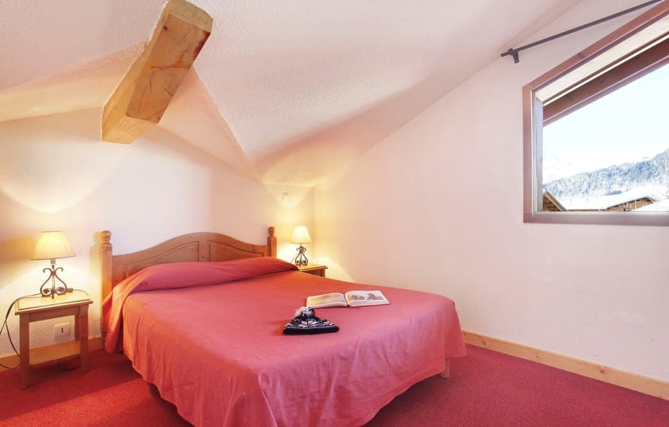 Drift to sleep in a comfortable bed after a wonderful day outside.