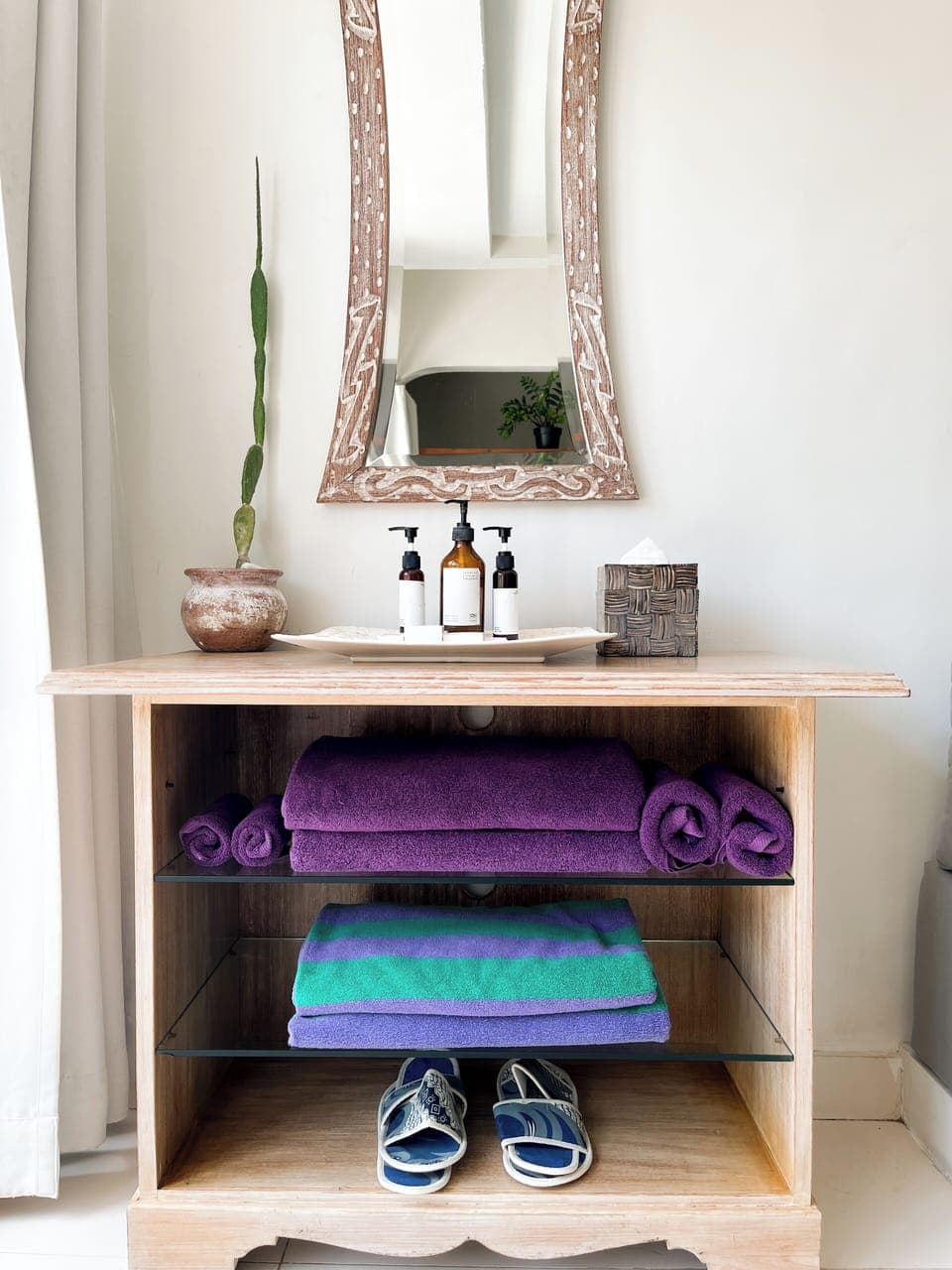 Room, 1 Queen Bed, Pool View | Bathroom | Shower, rainfall showerhead, free toiletries, hair dryer