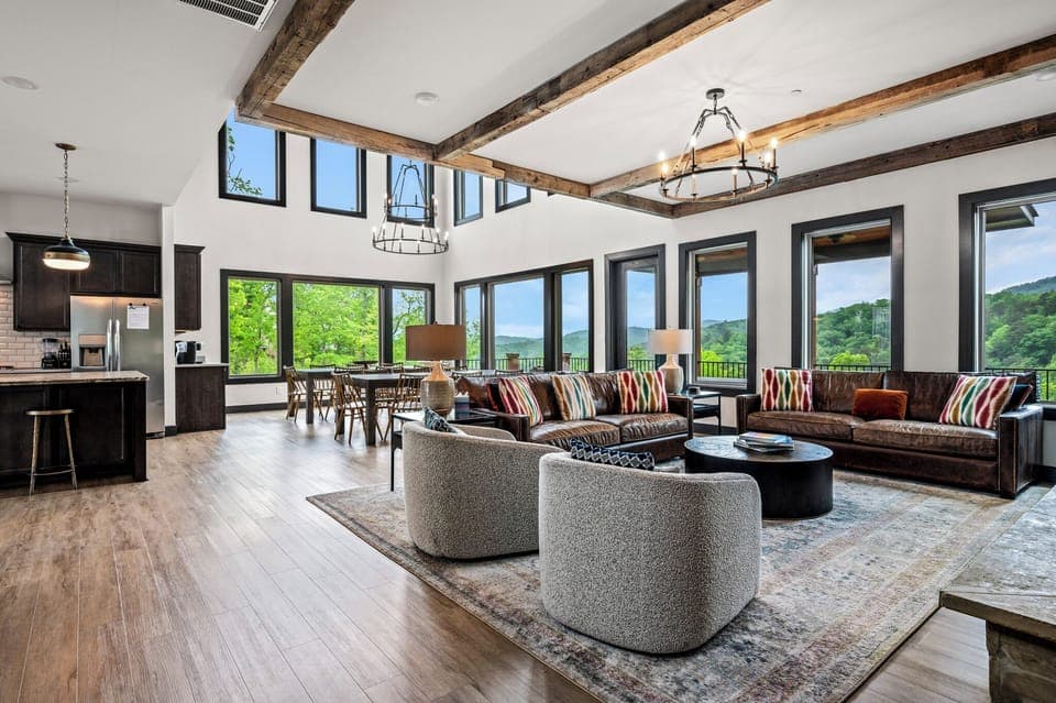 Put your feet up - this cabin's comfort game is strong!