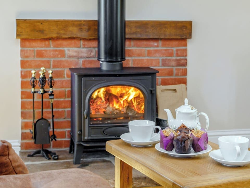 Warm and cosy wood burner | The Chicken Coop - Hewelsfield Court, Hewelsfield, near Lydney