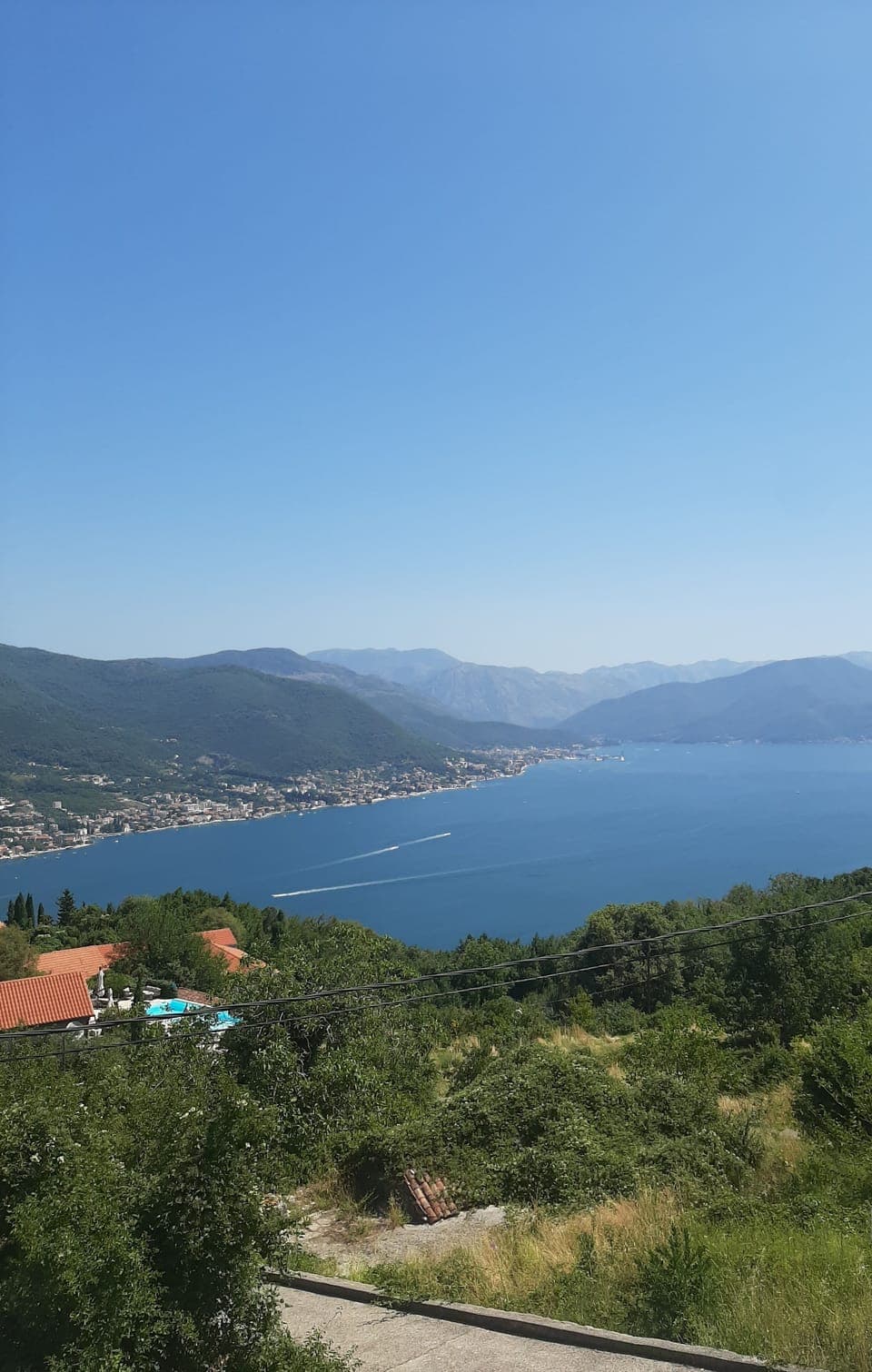 Panoramic View on the Boka Bay
