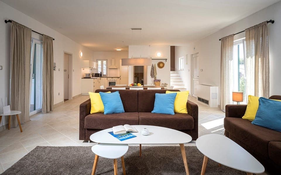 Spacious common space - living room, dining room, kitchen.