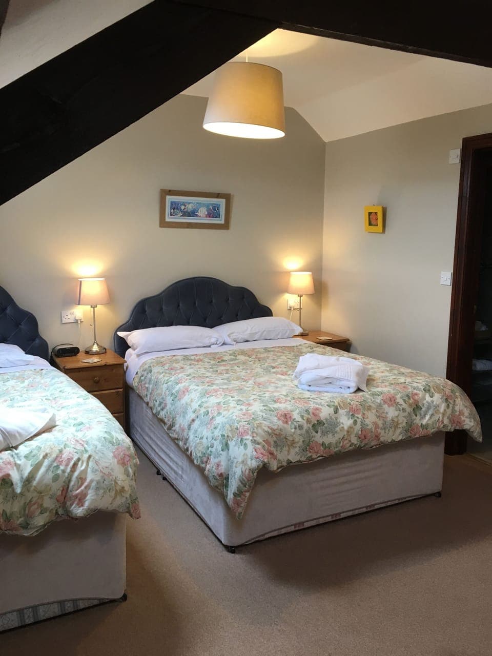 Hypo-allergenic bedding, individually decorated, individually furnished