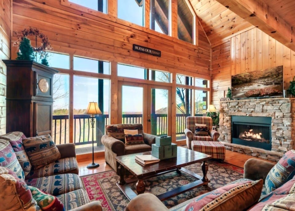 Amazing Views from open concept Living Room