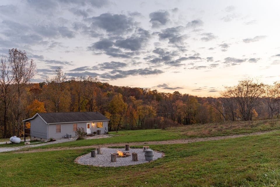 Our house is situated on 5 beautiful acres!
