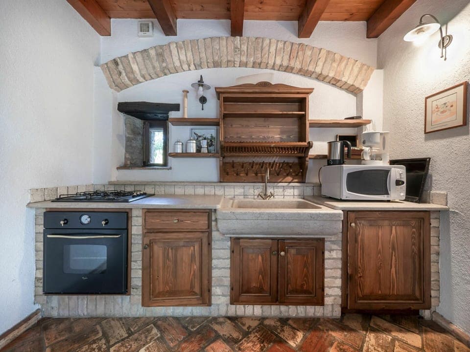 Brown, Cabinetry, Countertop, Furniture, Property, Picture Frame, Drawer, Building, Kitchen, Kitchen Stove