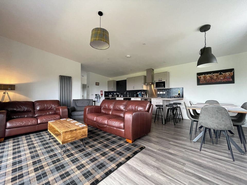 Open plan living space | Willow Lodge, Muir of Ord