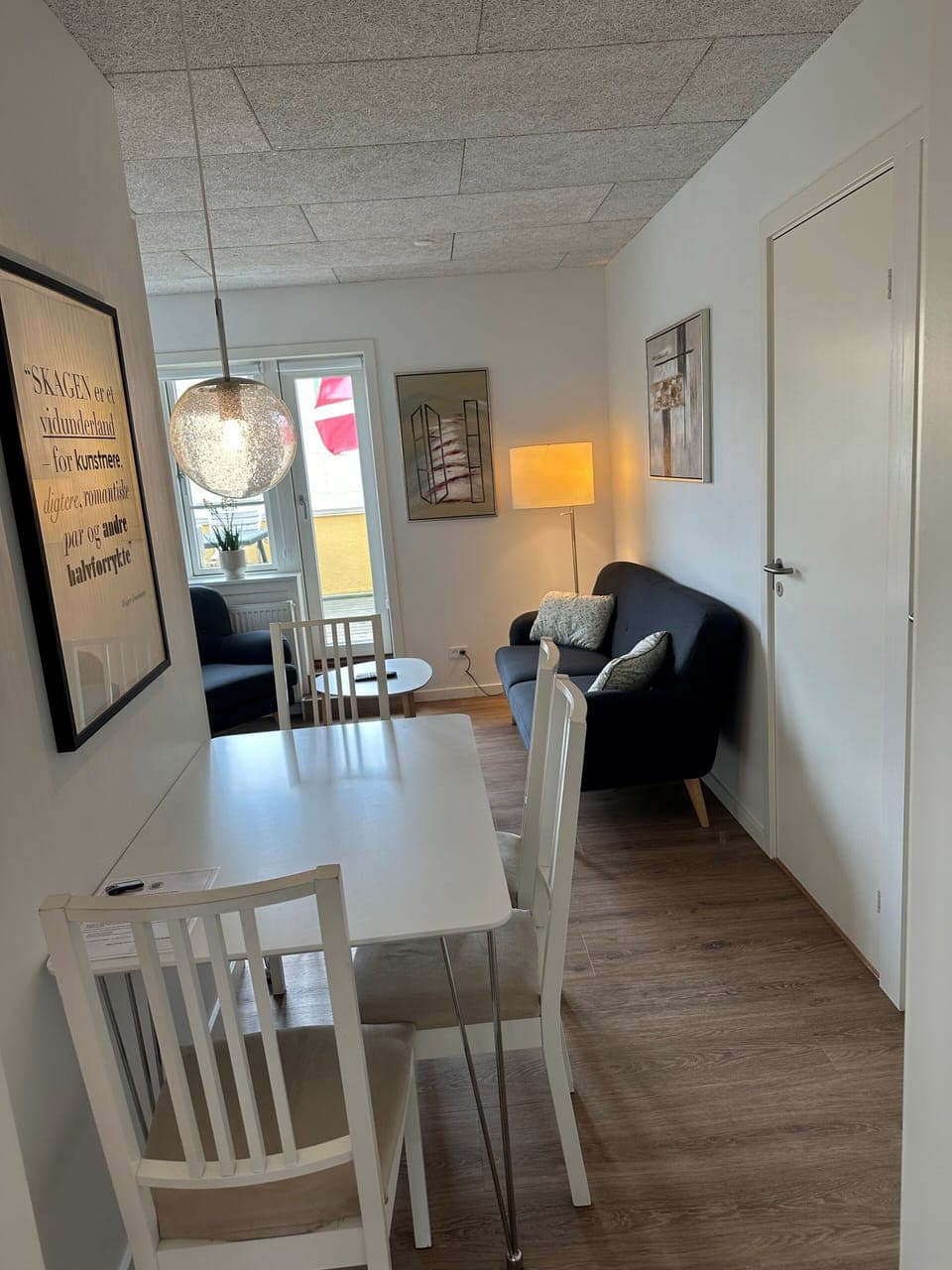 Apartment, 2 Bedrooms | Living area | 18-inch flat-screen TV with cable channels