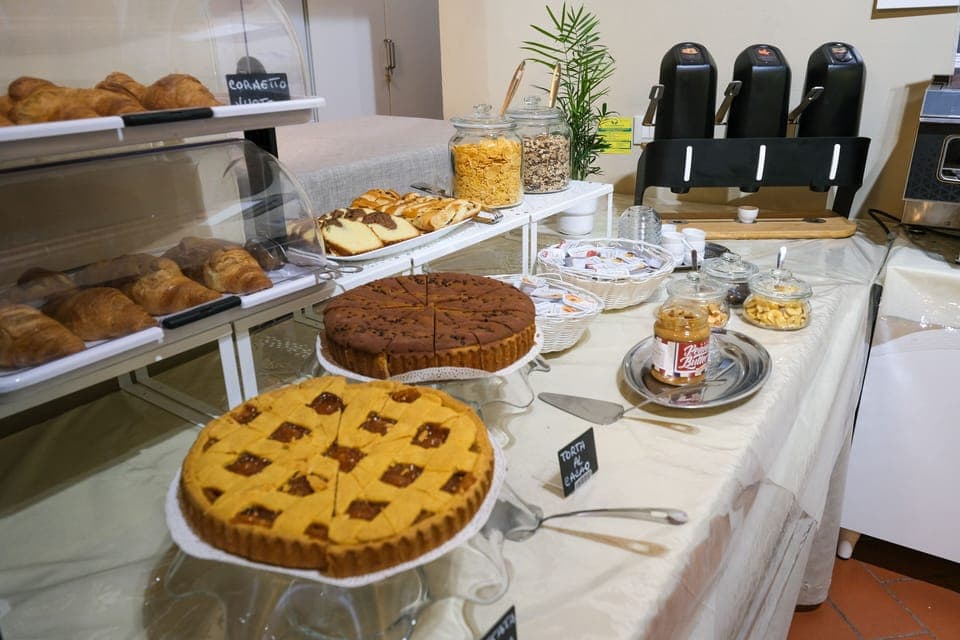 Daily buffet breakfast (EUR 8 per person)