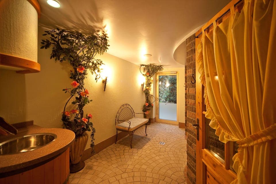 Sauna, hot tub, steam room, Turkish bath