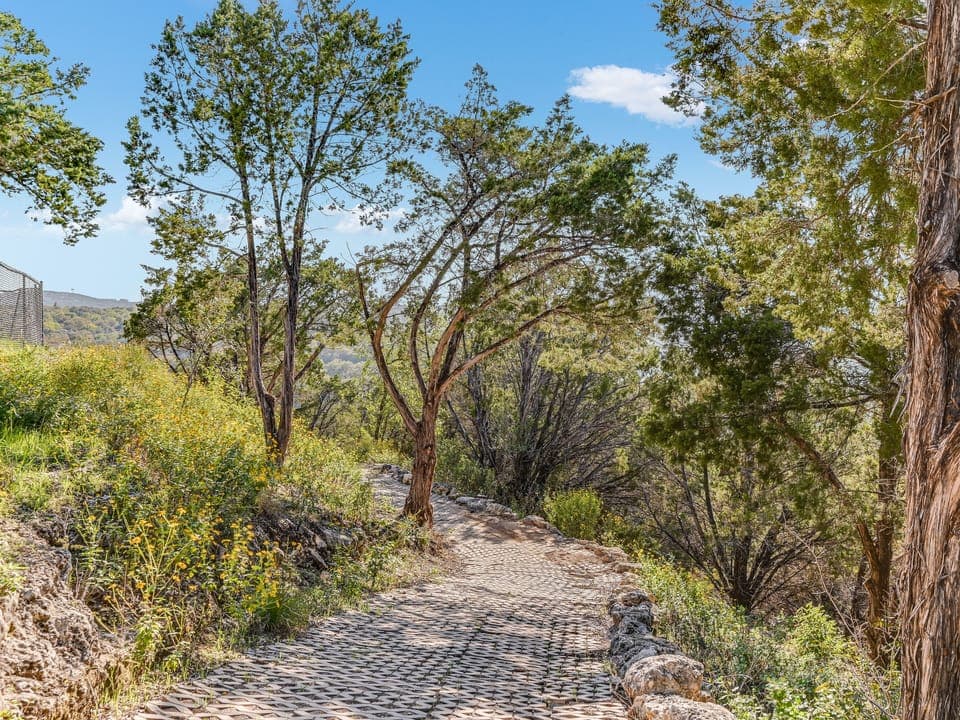Paved Hiking Path to Lake