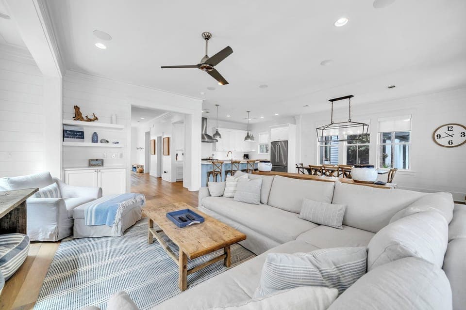 Open Concept Living Room and Kitchen