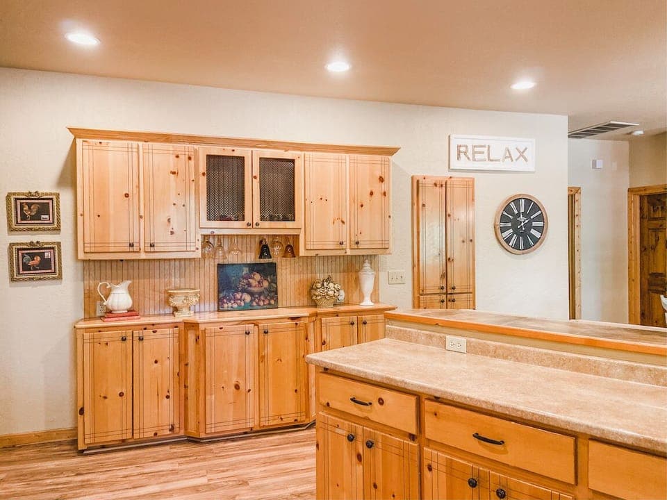 Built in Kitchen hutch