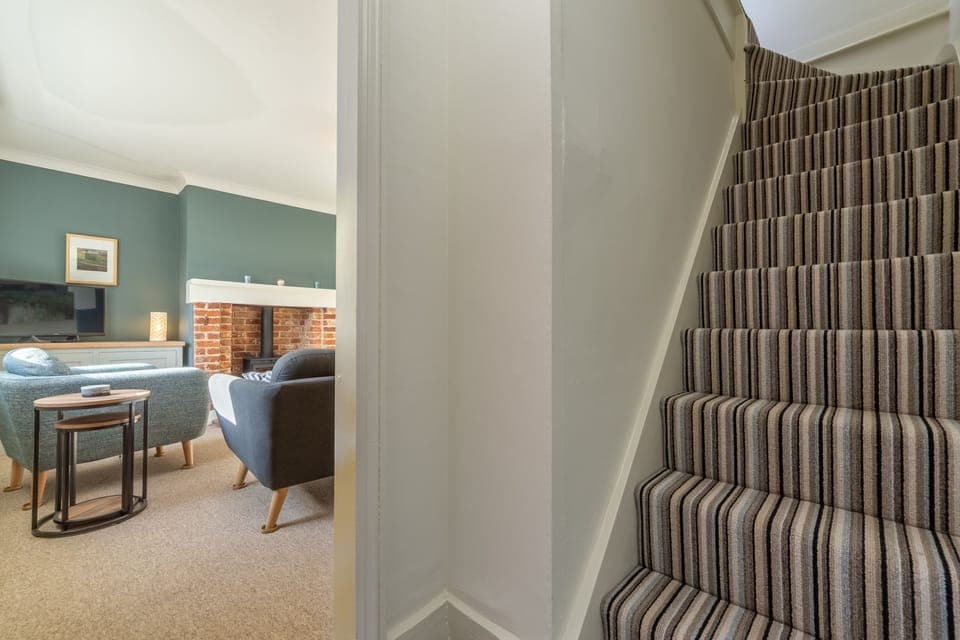 Ground floor: Stairs to the first floor