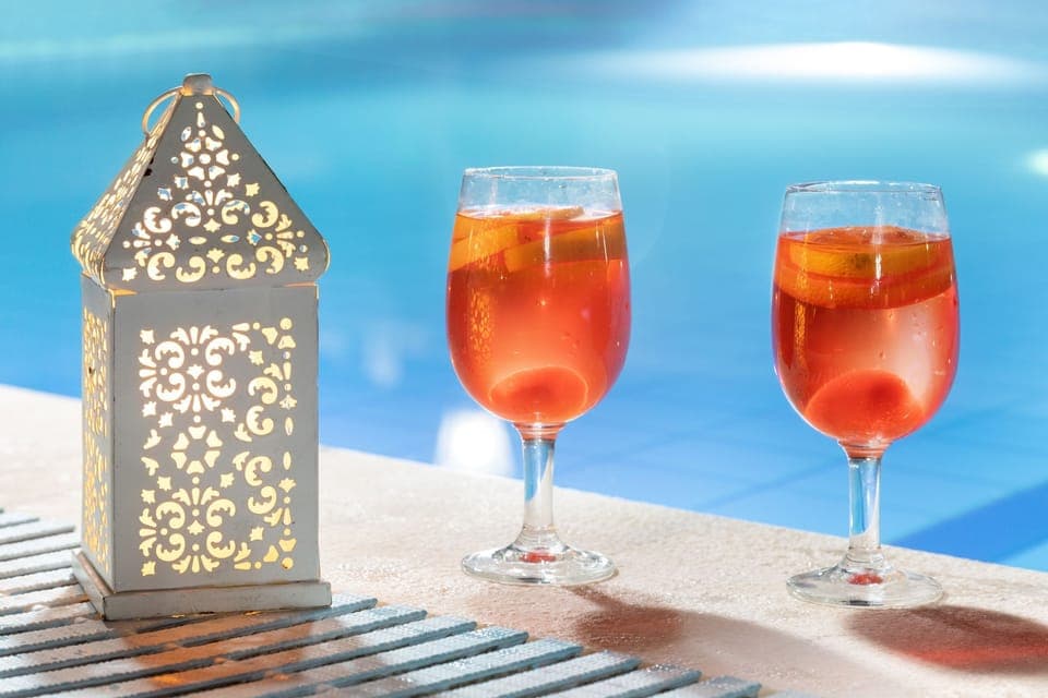 Refreshing chilled %26amp%3B sparkling to enjoy around pool