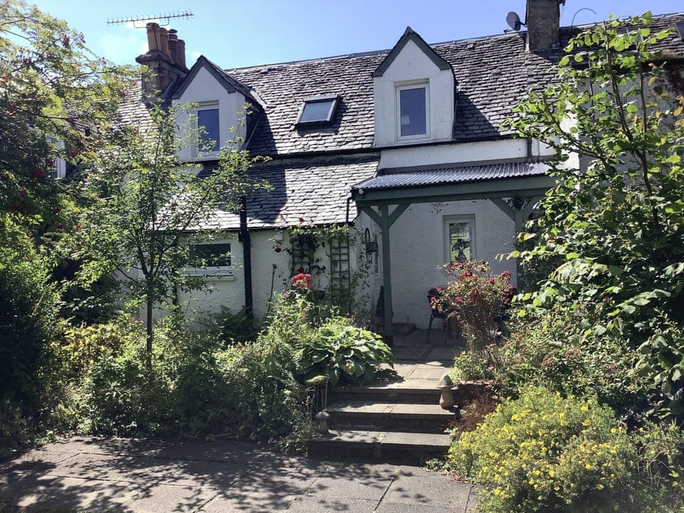 View of cottage from back garden