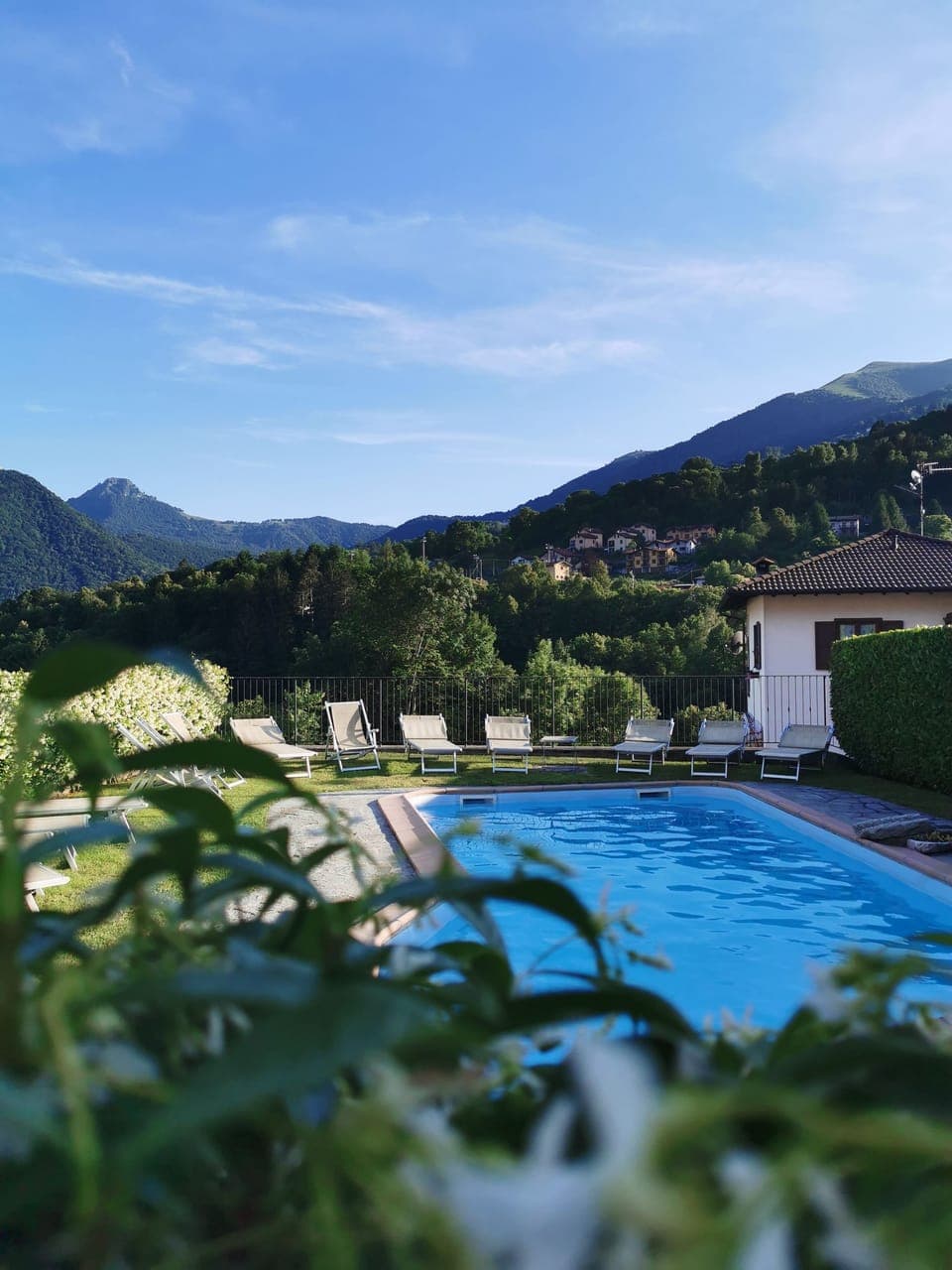 Outdoor pool, open 9:00 AM to 8:30 PM, sun loungers