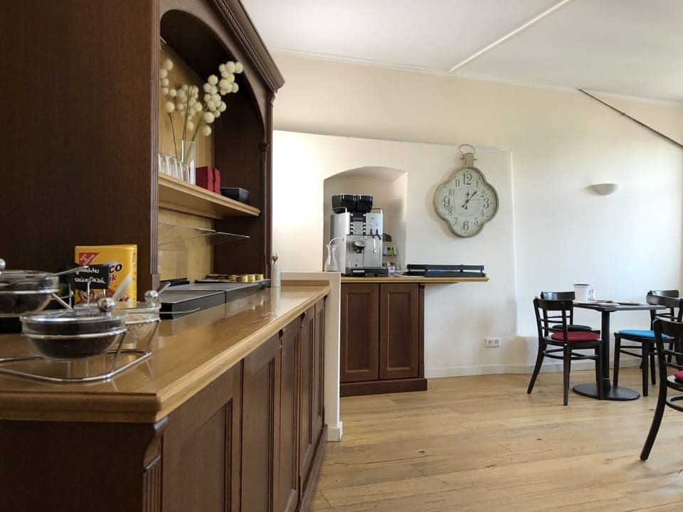 Daily buffet breakfast (EUR 12 per person)