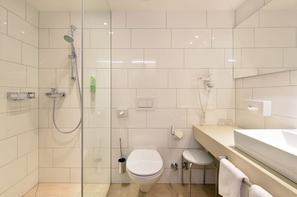 Superior Single Room | Bathroom | Shower, free toiletries, hair dryer, towels