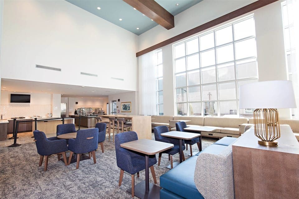 Lobby sitting area