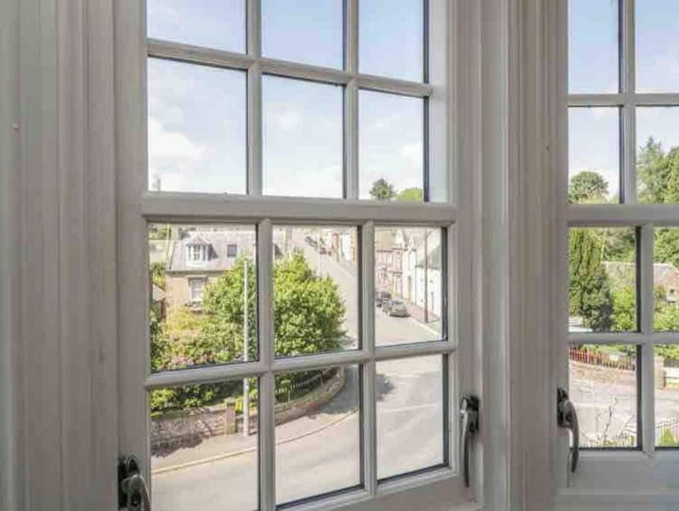 View from the twin bedroom over the village 