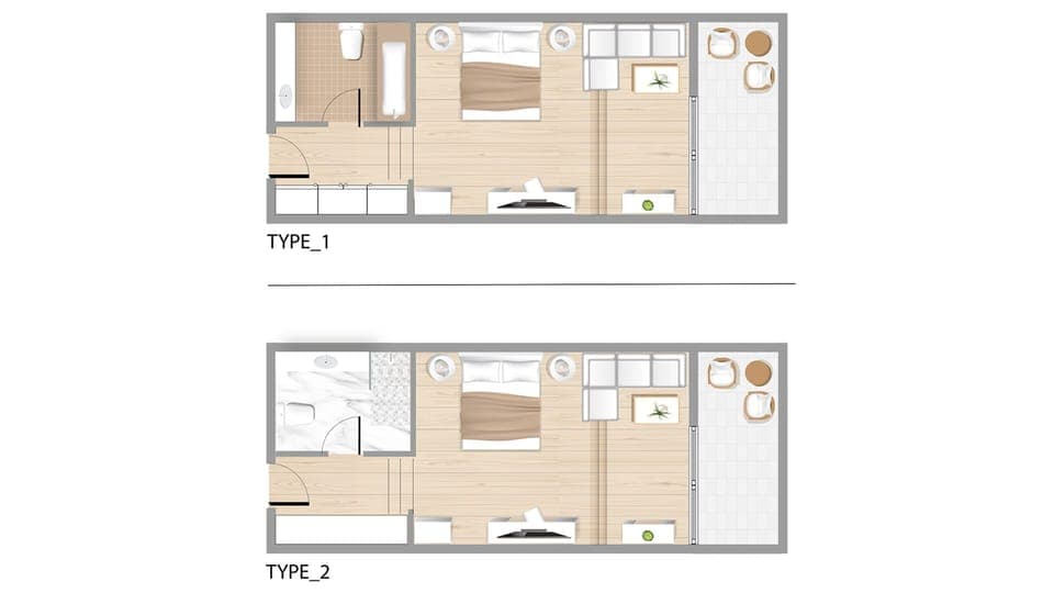 Deluxe Bungalow Sea View 1st Floor | Premium bedding, minibar, in-room safe, blackout drapes