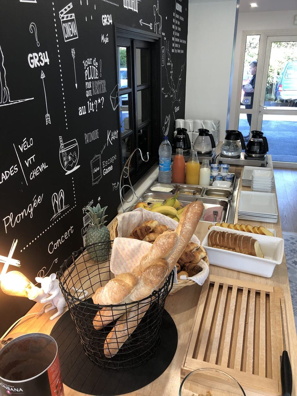 Daily buffet breakfast (EUR 12 per person)