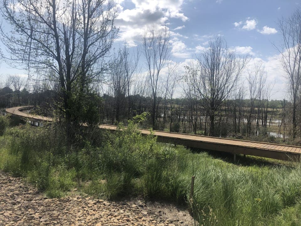 Lake Bentonville Park -under construction, opening Summer 2020
is 1.4 mile from 