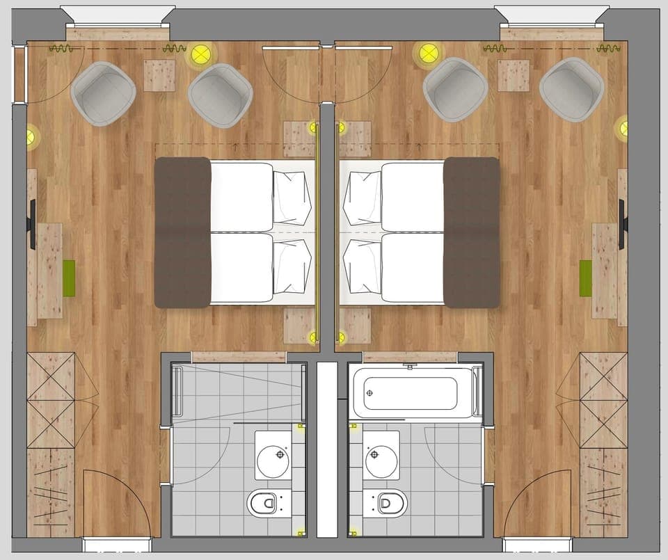 Family Room | In-room safe, desk, soundproofing, rollaway beds