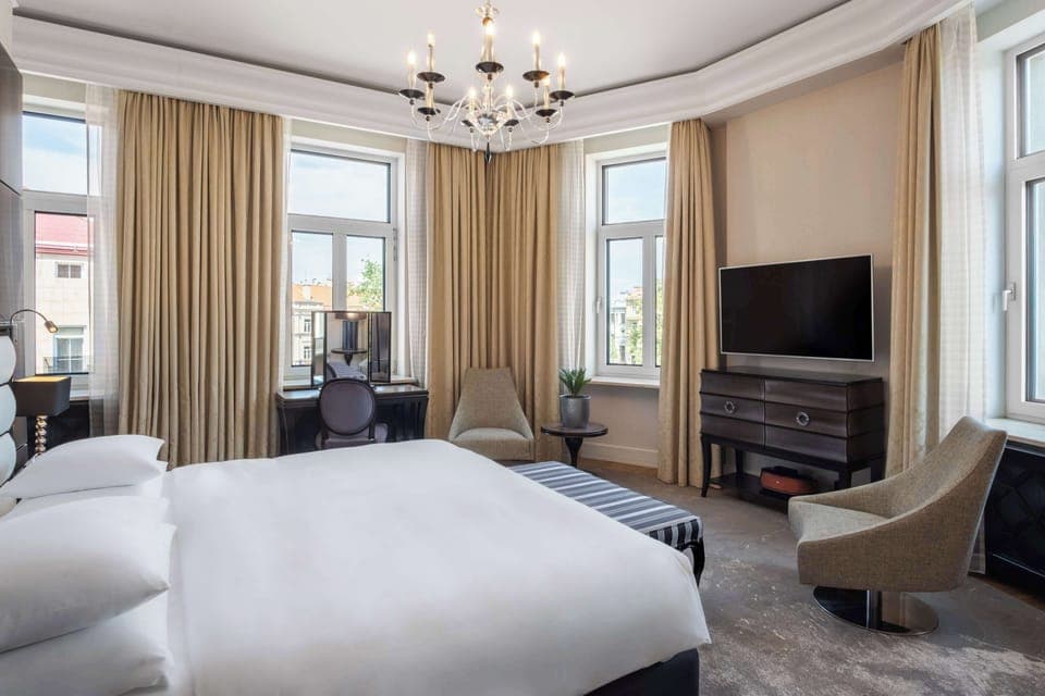 Presidential Suite, 1 King Bed | Frette Italian sheets, premium bedding, down comforters, pillowtop beds