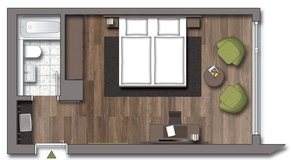 Hypo-allergenic bedding, in-room safe, desk, cribs/infant beds