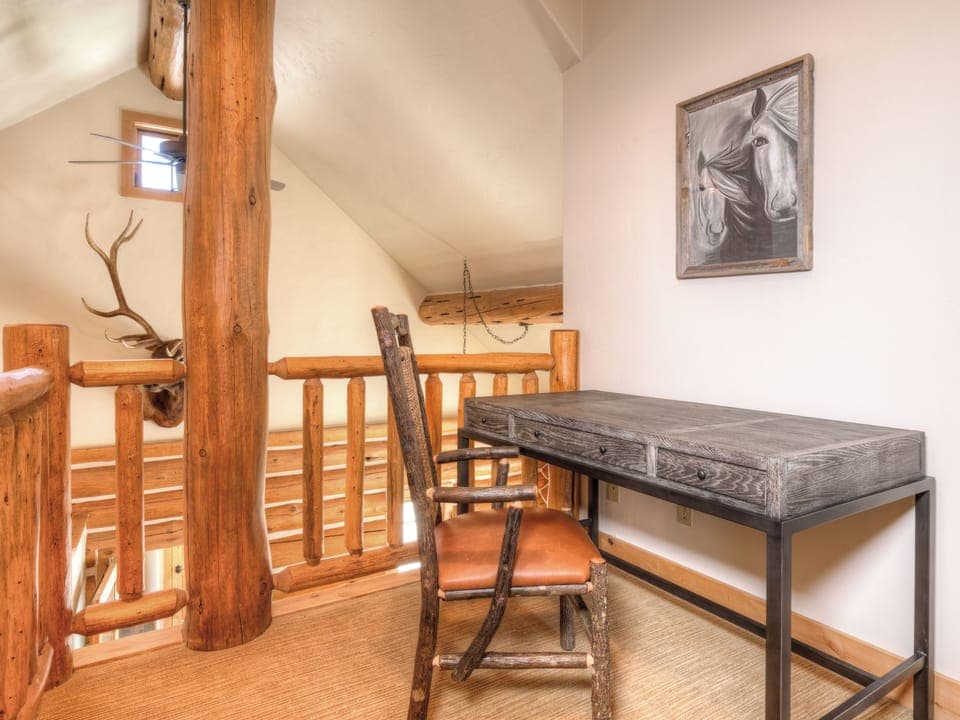 Desk space on upstairs landing