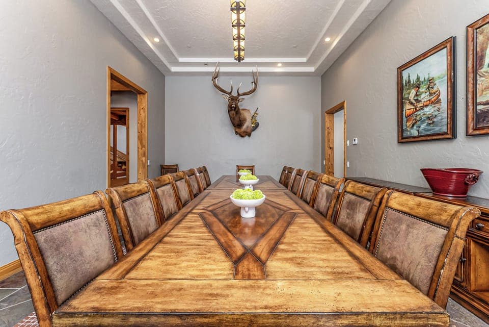 Formal dining room on main level