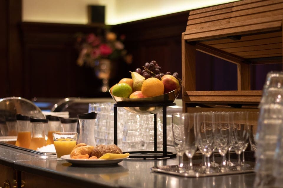 Daily buffet breakfast (EUR 25.00 per person)