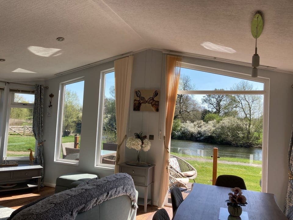 Living room and dining combined