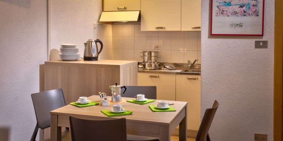 Superior Apartment, Kitchen | Private kitchenette | Fridge, stovetop, coffee/tea maker, electric kettle
