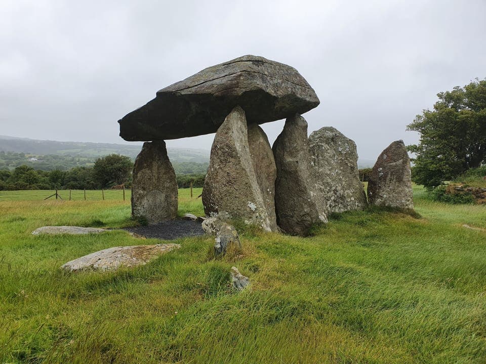 Neolithic burial site close to the Preseli Mountains 