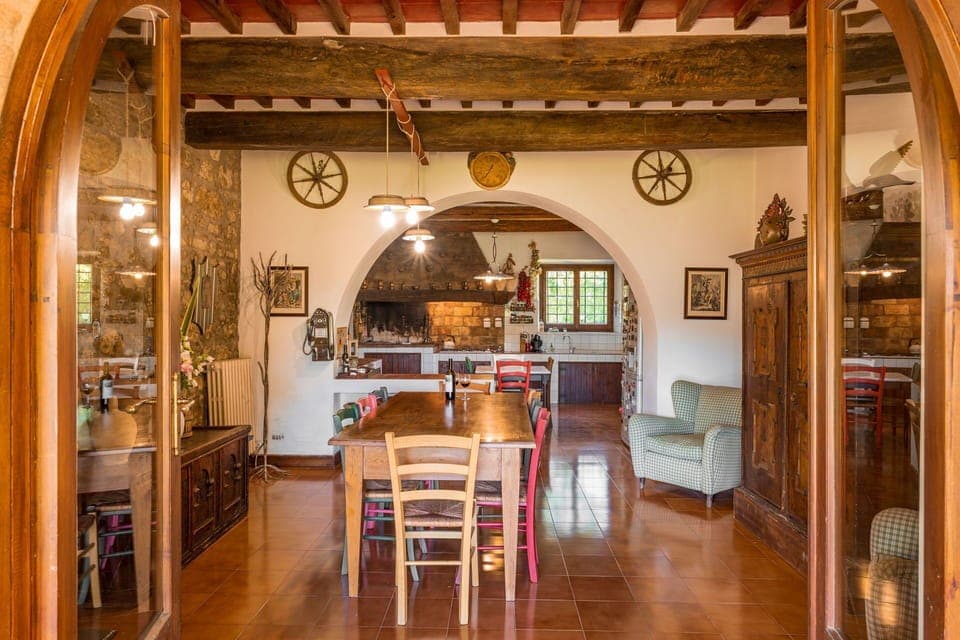 Furniture, Table, Cabinetry, Wood, Chair, Building, Interior Design, Architecture, Door, Wood Stain