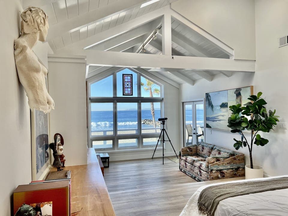 Stunning view of the beach and ocean from the 3rd floor master bedroom