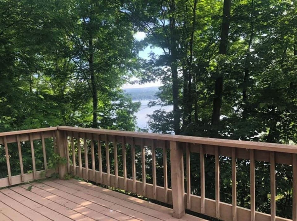 Deck in summer