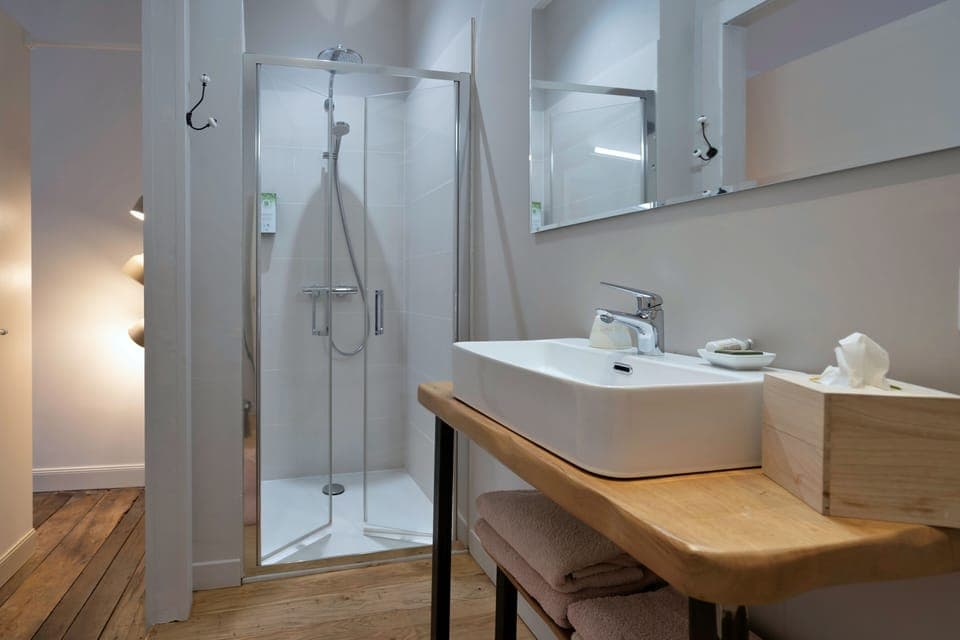 Double Room (Hermine) | Bathroom | Free toiletries, hair dryer, towels, soap