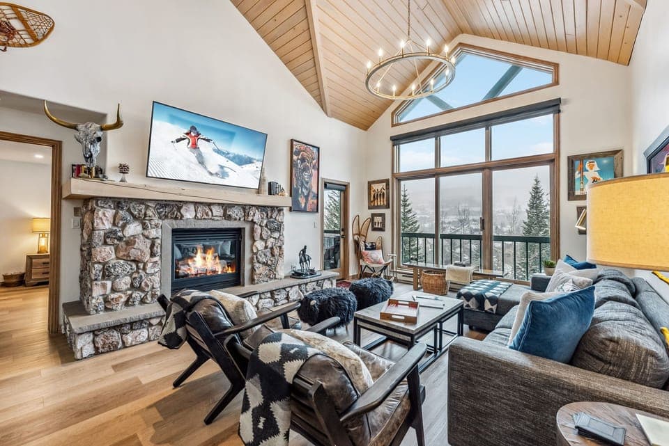 Fabulous Living Area and View of Beaver Creek and Ski slopes. 70 Inch HD TV.