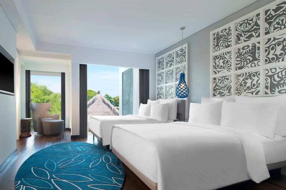 Suite, 2 Bedrooms, Lagoon View (Balcony) | Premium bedding, minibar, in-room safe, desk