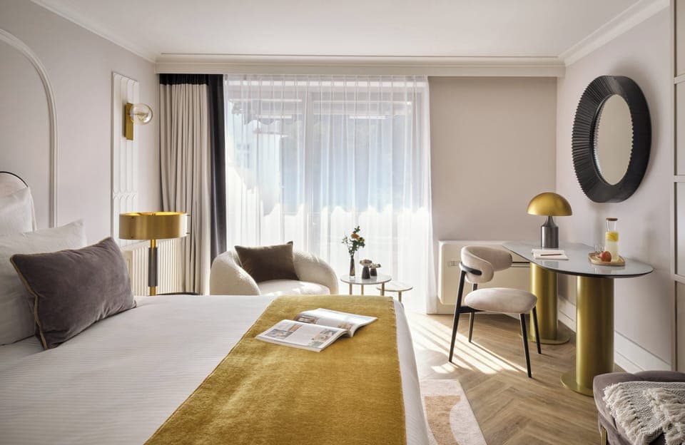 Minibar, in-room safe, desk, blackout drapes