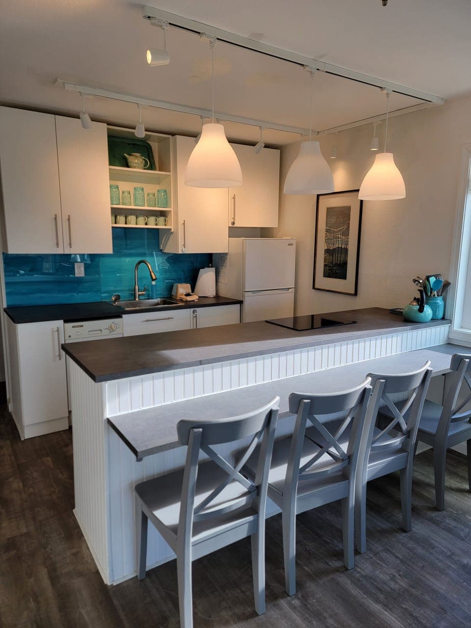 Deluxe Condo (1st Floor, Dunes View) | Private kitchen | Fridge, microwave, coffee/tea maker, cookware/dishes/utensils