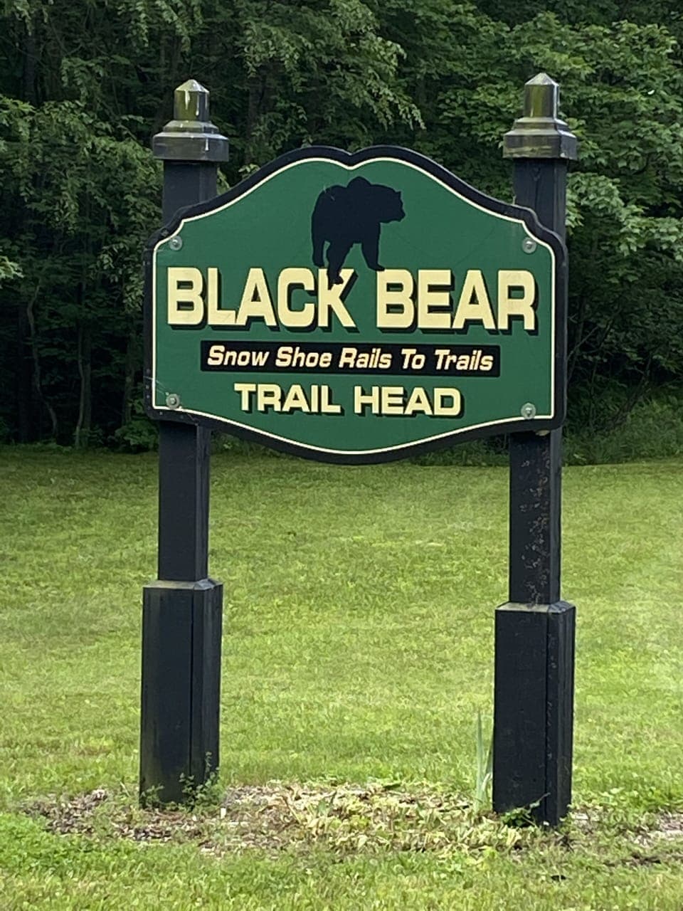 SSRTA Black Bear trail head 3.5 miles from lodge